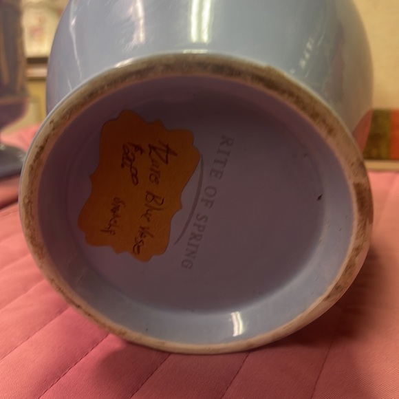 Azure Blue vase Rite of Spring - Picture 3 of 6